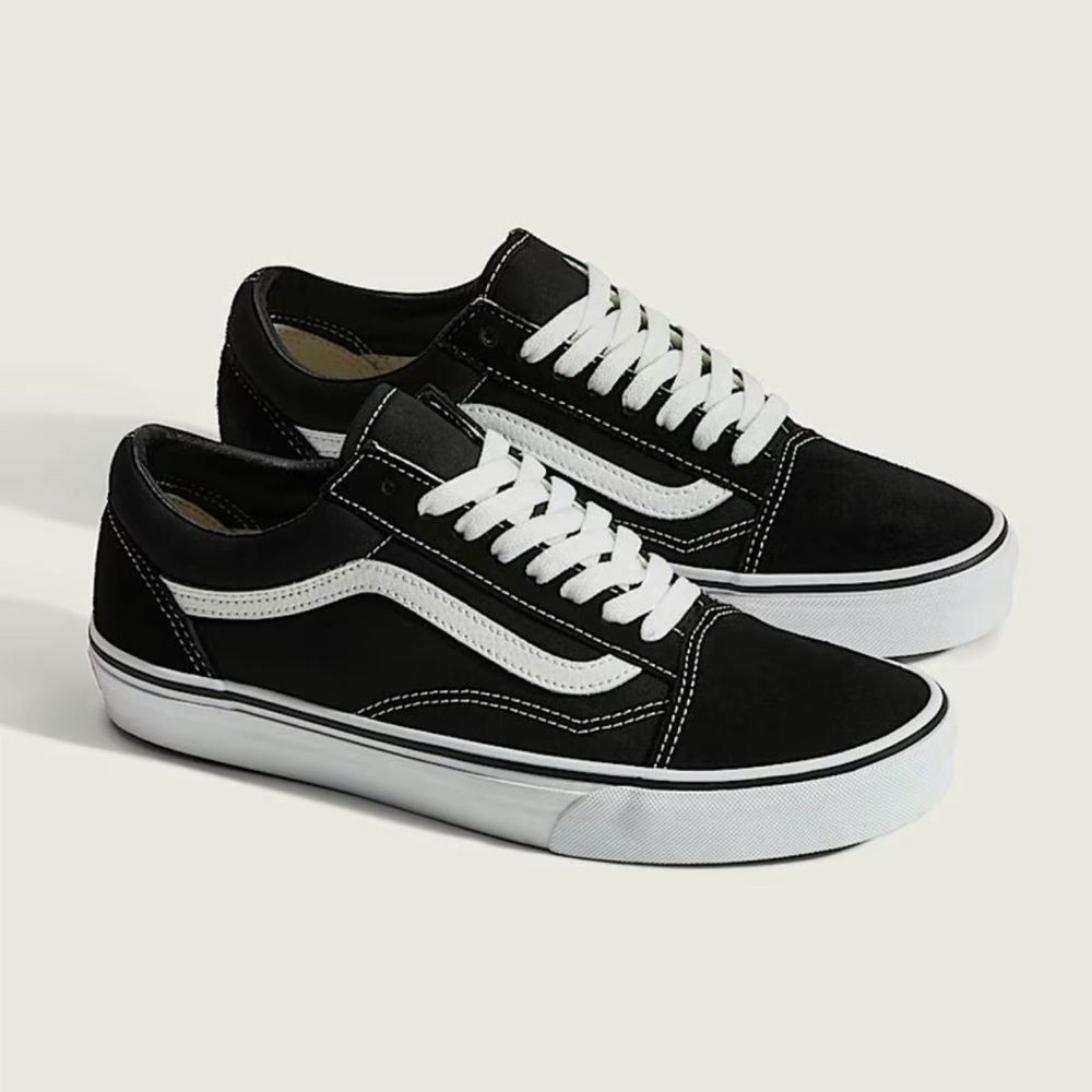 Vans Classic Black and White Low-Tops